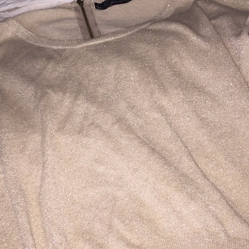 Gold sparkly sweater